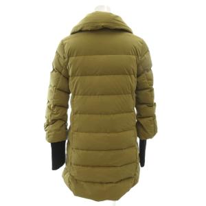 TATRAS LTA3RB4159 ROSE BUD別注 ダウンコート ロゴパッチ 袖切替 02 黄 イエロー /FF