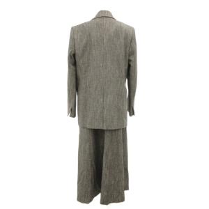 UNTITLED アンサンブルスーツ セットアップ ミックスツイード ジャンパースカート テーラードジャケット ダブル ワンピース