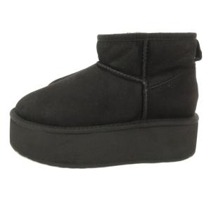 emu Australia stinger micro flatform タグ付き ムートンブーツ 厚底 スエード