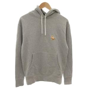 CHILLAX FOX PATCH パーカー フーディ スウェット 長袖 ワッペン S グレー IU00355KM0001
