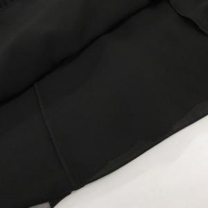 MAX MARA WEEKEND LINE プリーツスカート フレア シアー チュール イージー ゴムウエスト ロング M 黒 ブラック /FF GY19