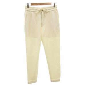 SWING EASY PT  イージーパンツ ゴムウエスト テーパード ロールアップ S ホワイト J183