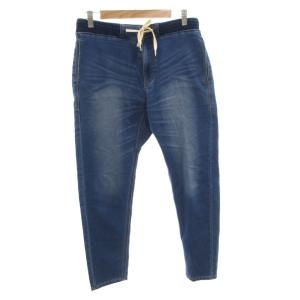 EASY DENIM スウェットパンツ デニム イージー ゴムウエスト M インディゴブルー P609BJ
