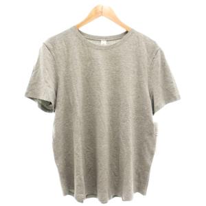 タグ付き love crew Tシャツ カットソー 無地 ラウンドカット 半袖 12 グレー /YJ GY19