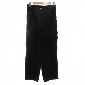 23SS CRUSHED ACETATE CARGO PANT HB サテン カーゴパンツ ワイド 小さいサイズ