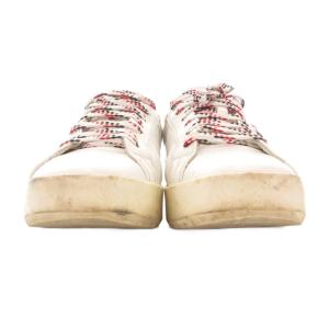 MONCLER スニーカー シューズ ローカット トリコロール ロゴ 白 ホワイト /AE GY19