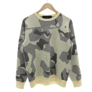 22AW CASH WOOL SWEDISH CAMO CREW ニット セーター 長袖 クルーネック