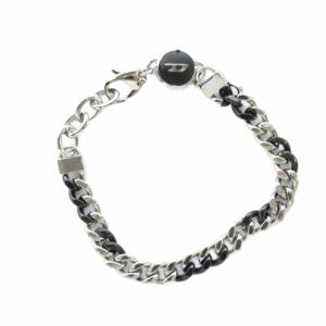 ブレスレット アクセサリー チェーン ロゴ シルバー色 GY19 /MQ