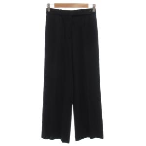 フレアパンツ スラックス ウール 34 紺 ネイビー センタープレス /FF GY19