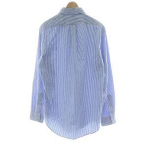 RALPH LAUREN クラシックフィット CLASSIC FIT ボタンダウンシャツ SP 青 ブルー ストライプ柄  長袖