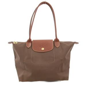 ルプリアージュ Le Pliage トートバッグ ナイロン ロゴ S 茶 ブラウン 2605089C95