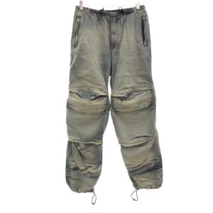 25SS D-DAYETZ-S デニムパンツ ダーツ加工 S ブルー系