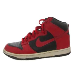 DUNK HIGH スニーカー 27.5 レッド ブラック 317982-021