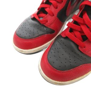 NIKE DUNK HIGH スニーカー 27.5 レッド ブラック 317982-021