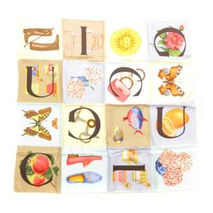 スカーフ シルク マルチカラー