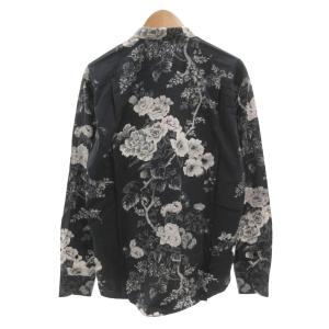 DOLCE&GABBANA 柄シャツ カジュアル 42 グレー 花柄 長袖 /FF GY03