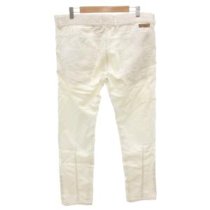 DIESEL KROOLEY-NE デニムパンツ ジーンズ テーパード 32 白 ホワイト ロゴ /FF GY03