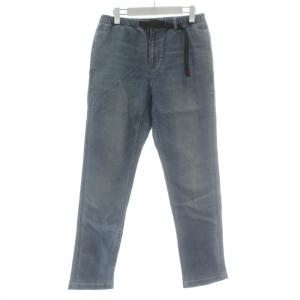 NNパンツ タイトフィット ジャストカット デニムパンツ ジーンズ イージー ジップフライ M 青 ブルー