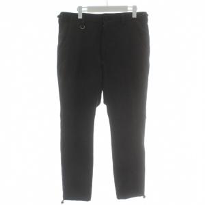 パンツ スラックス テーパード 裾ドローコード M グレー /XZ GY03