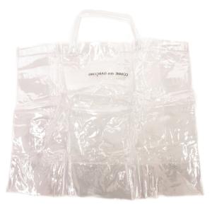 COMME des GARCONS ビッグクリアトートバッグ ハンドバッグ PVC ロゴ /JS GY03
