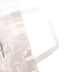 COMME des GARCONS ビッグクリアトートバッグ ハンドバッグ PVC ロゴ /JS GY03