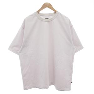 Tシャツ 半袖 クルーネック 裾ドローコード L 白 ホワイト /GVGY03