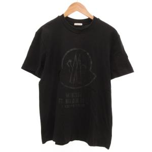 22SS Tシャツ 半袖 ラバーロゴ S 黒 ブラック /JS GY19