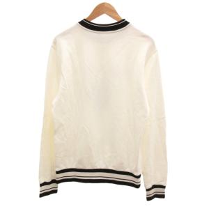 DOLCE&GABBANA スウェット トレーナー ハートプリント ロゴ 48 白 ホワイト 黒 ブラック /JS GY19