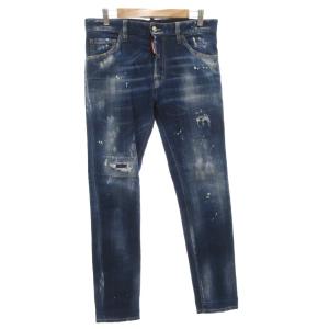 22SS ICON Cool Guy Jean デニムパンツ ジーンズ ダメージ加工 ボタンフライ 46