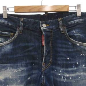 DSQUARED2 DARK SS SNOWBOARD WASH SKATER JEAN ダメージ加工