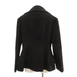 PRADA テーラードジャケット ちりめん 38 ブラック