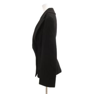 PRADA テーラードジャケット ちりめん 38 ブラック