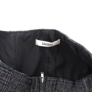 SNIDEL タグ付き 25AW レイヤードフリルミニスカショーパン キュロットパンツ チェック柄 0 SWFP255106