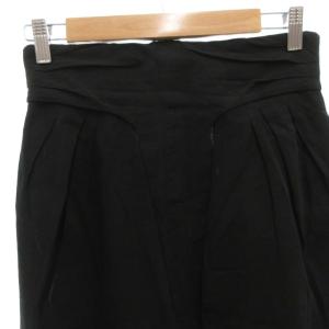 Mame Kurogouchi 22SS Crepe Hole High Waisted Skirt スカート 2 黒 ブラック ハイウエスト