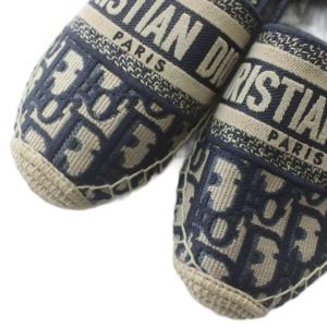 Christian Dior GRANVILLE エスパドリーユ オブリーク キャンバス スリッポン