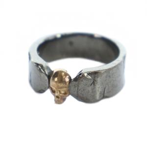 指輪 K10 Silver スカル