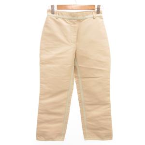 パンツ スラックス シルク混 テーパード 36 ピンクベージュ /JS GY19 AA