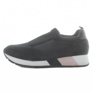Slip on Shoes スリッポン スニーカー ローカット ナイロン スエード 切り替え 41 25.5cm