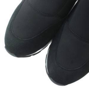 Longchamp Slip on Shoes スリッポン スニーカー ローカット ナイロン スエード 切り替え 41 25.5cm