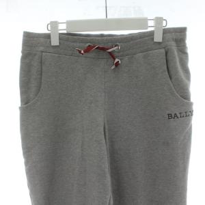 BALLY ロゴスウェットパンツ ジョガーパンツ テーパード 裏起毛 フルレングス M グレー /PP GY19