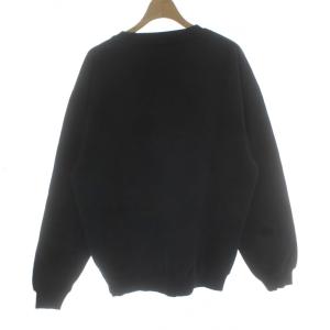 X-LARGE タグ付き 24AW オールドイングリッシュロゴクルーネックスウェットシャツ 黒 ブラック トレーナー 長袖