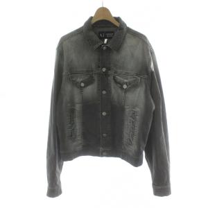 デニムジャケット Gジャン 50 グレー 長袖 シャツカラー フラップポケット /PP GY19