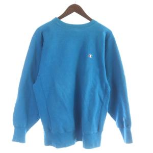 90s USA製 リバースウィーブ スウェット L ブルー