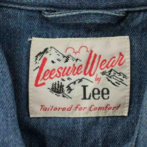 LEE スウィングトップブルゾン ジージャン 上着 L 青 ブルー 長袖 レギュラーカラー ジップアップ LT5037