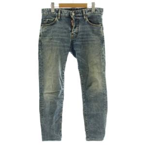 19AW SLIM JEAN デニムパンツ ジーンズ スキニー ストレッチ 42 青 ブルー S74LB0572