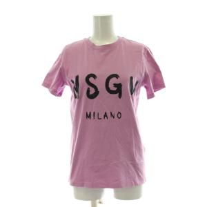 Tシャツ XS 紫 パープル 半袖 ロゴプリント カットソー 2441MDM60 /PP GY42