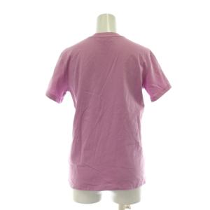 MSGM Tシャツ XS 紫 パープル 半袖 ロゴプリント カットソー 2441MDM60 /PP GY42