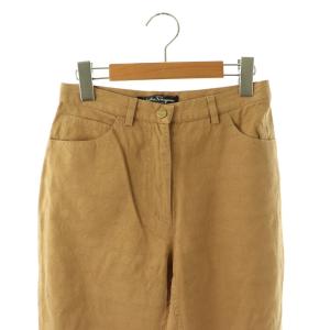 Salvatore Ferragamo パンツ スリムストレート ガンチーニ柄 総柄 40 ベージュ /ES GY42