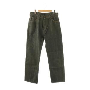 ジーンズ デニム パンツ ストレート ノバチェック レザーパッチ 31 グレー /HK GY42