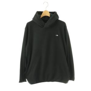 NL22035 Micro Fleece Hoodie パーカー ブラック プルオーバー フリース S